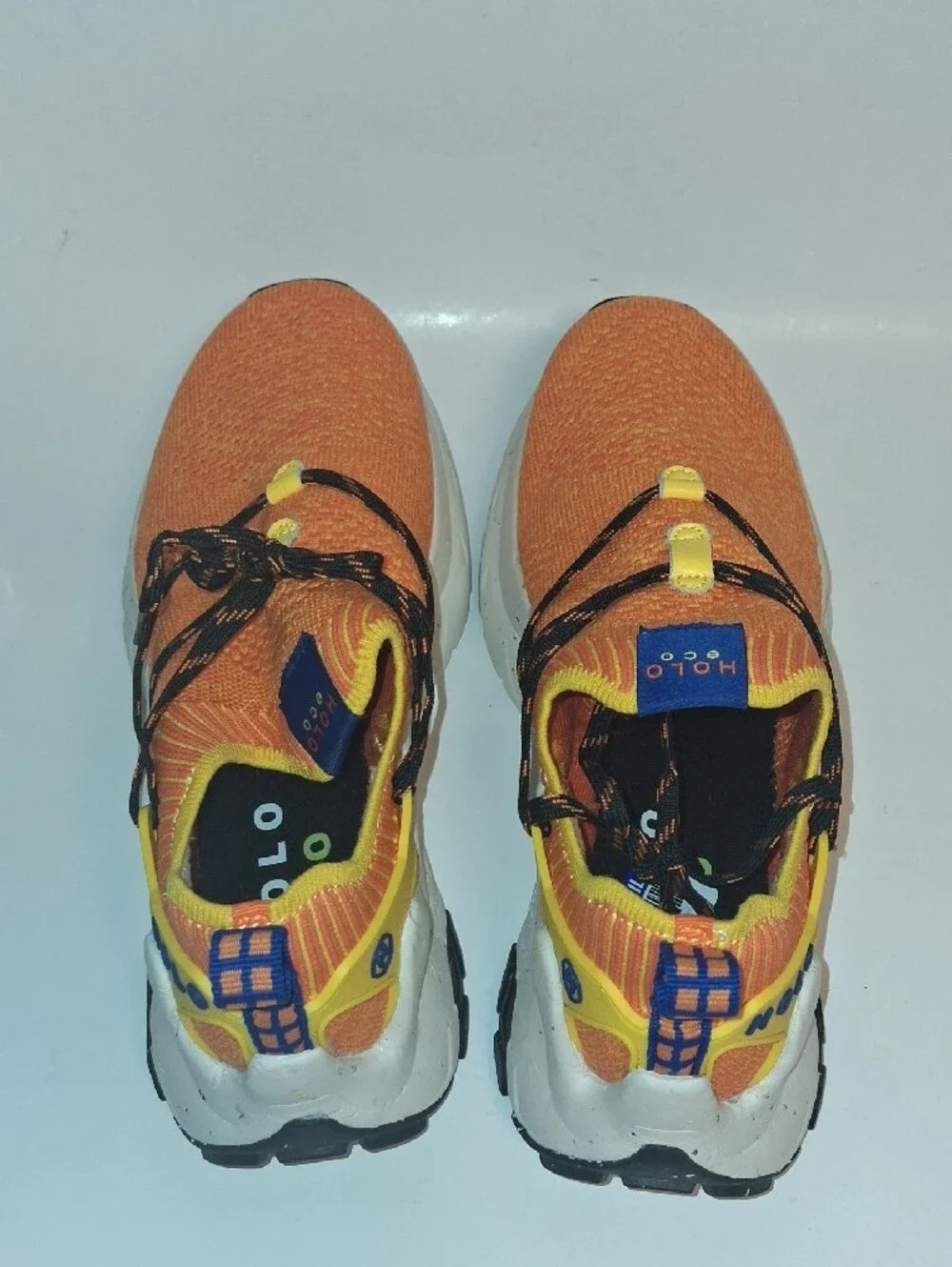 HOLO Women's Marverick 2.0 Slip-On Athletic Shoe in Orange and Yellow